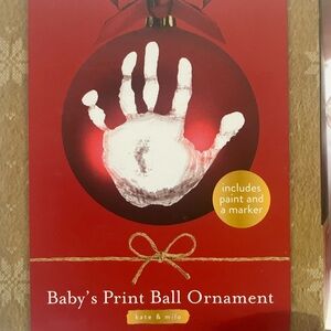 Kate & Milo Red Handprint Keepsake Ornament